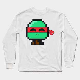 Red Ninja Turtle Squish bud Long Sleeve T-Shirt